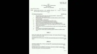 P.G Diploma in Mass Communication 1st sem Previous Year Paper2022 (PGDMC-102:Print Media) PU CHD