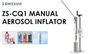 ZONESUN ZS-CQ1 Aerosol Can Gas Filling Machine