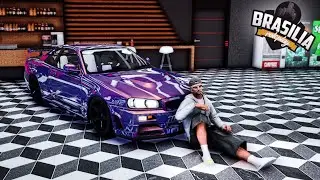Deixei o SKYLINE R34 full!!!! Brasília RP #38