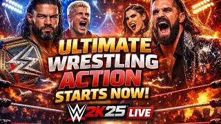 Ultimate Wrestling Action Starts Now | WWE 2K25 PS5 LIVE 🔴 #ps5live #wwe #gaminglive 