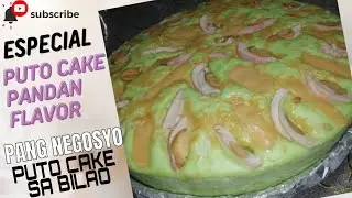 PUTO CAKE SPECIAL/PUTO CAKE PANDAN FLAVOR/PUTO CAKE SA BILAO PANG NEGOSYO WITH COSTING