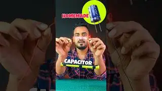 I made a Capacitor #shorts #capacitor