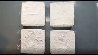 Soft homemade gym chalk ASMR | Big Blocks | Oddly Satisfying | Relaxing | Soft powder play