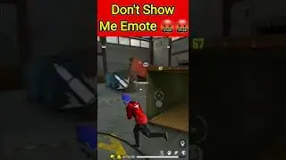 Don't Show me Emote 😈 I'm your Dad 🤣 | #shorts #vgarmy #freefire #emoteheadshot