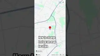 how to change Instagram map location tutorial (new) #new #instagram #tutorial #viral #map