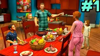 Virtual Dad- dream family sim gameplay #1