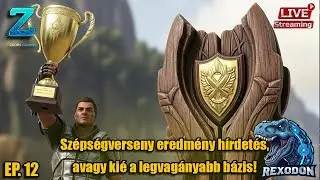 ARK SURVIVAL ASCENDED | Szépség verseny, avagy kié lesz a legvagányabb bázis! 🦖💎