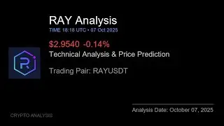 RAY (RAYUSDT) Technical Analysis - Price Prediction & Buy or Sell October 07, 2025