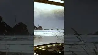 One minute of relaxing ocean waves #shorts #ambience #relaxingmusic