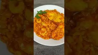 ✨ arroz meloso con rape y gambas                                         #recetas #arroz  #pescado