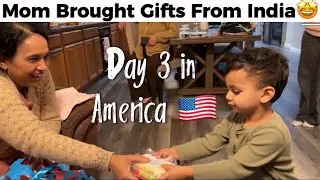 Indian Mom&rsquo;s 3rd Day in America 🇮🇳➡️🇺🇸 Hospital Visit, Ice Cream, and Family Gifts 🎁 | Vlog |