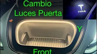 Tesla Model Y 2023 Luces Front y Luces Puerta  (Charco)
