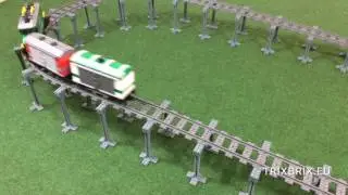 Постройте уклоны и мосты для раскладок Lego Train Track