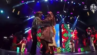 Grupo Folklórico Tungurahua en la clausura del Festival Internacional de Folklore de Ambato 2025