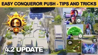 😍 EASY CONQUEROR PUSH IN BGMI 🔥 SOLO RANK PUSH TIPS AND TRICKS ✅