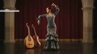 Background Relaxation Music: Flamenco Guitar & Shruti Box Calm Fusion for Work and Focus