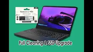 LENOVO IDEAPAD Gaming 3 15IMH05-81Y4 | Full Cleaning and SSD Upgrade