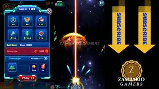 Alien Shooter Level 104 | Low Power Ship | Galaxy Attack | Pulse Blast | Zambario Gamers