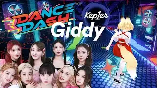 Dance Dash . Kep1er - Giddy 💃 Full body Vive ultimate tracker . expert . 6 miss