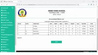 Consolidated Marks List