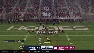 California 🆚 Virginia Tech (Week 12 S7) 🧬