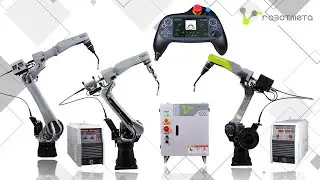RobotMeta's robotic MIG/MAG system welding components for high-voltage electric equipment.
