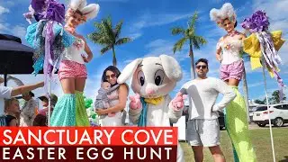 Sanctuary Cove Easter Hunt 2023 | Gold Coast VLOG 🛥️
