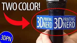DIY Mic Flag 3D Printed! #TeamTrees
