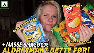 SMÅGODT/SNACKS JEG ALDRI HAR SMAKT FØR!