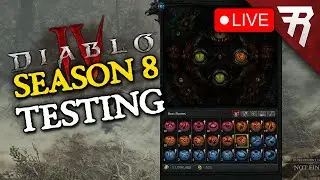 Diablo 4 Season 8 PTR Testing (Livestream)