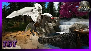 Taming A Unicorn & Deinosuchus!  ARK Fjordur Let's Play Ep. 89
