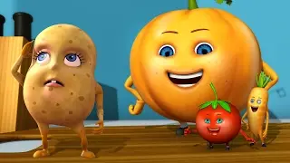 सब्जियों में हो रही है | Hindi Rhymes for Children | Infobells