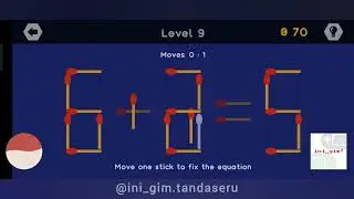 Pack 01 (Level 9) - Math Sticks - Puzzle Game