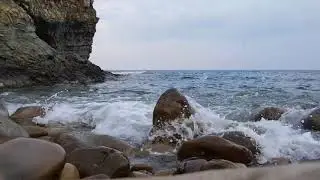 LE BRUIT DE LA MER/VAGUES/ RELAXATION/M&Eacute;DITATION/MER M&Eacute;DITERRAN&Eacute;E/SAINT MANDRIER 83 VAR FRANCE 🇫🇷.