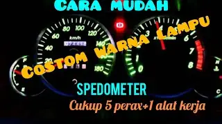 tutorial cara tips membongkar dan mengganti lampu spedometer avanza xenia lama modal 5 ribu+ 1 alat