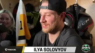 Defenseman Ilya Solovyov on finding out he was traded from Colorado Avalanche to Penguins