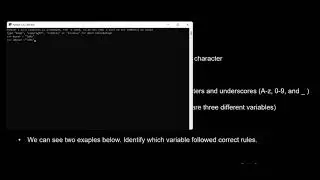 # 4 Variables in Python