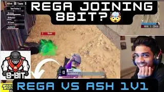 Regaltos Playing With Team 8Bit In Tournament 🤯|Rega Vs Ash 1V1 🔥#regaltos #soul #scrims