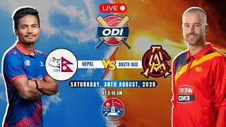 Nepal 🇳🇵 vs South Australia 🇦🇺 | Target of 243 🏏 | Nandan & Sompal 3 Wickets Each!