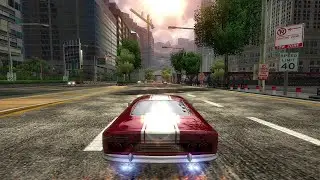 Burnout 3: Takedown - Road Rage (Downtown, USA) - Xbox/Xemu @ 1080p 60 fps