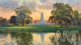 Discover CALMING Oil Painting for Beginners at the Korean War Veterans Memorial!