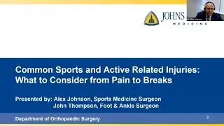 Common Sports and Activity Related Injuries: What to Consider from Pain to Breaks