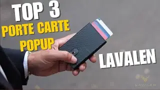 TOP 3 Porte-Cartes Pop-Up Lavalen Homme en Cuir avec RFID