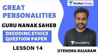 L14: Great Personalities | Decoding Ethics Question Paper | MPPSC | Jitendra Rajaram