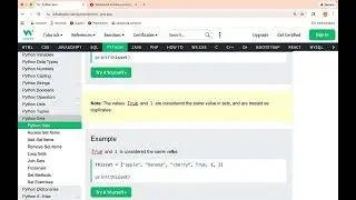 Наборы Python &ndash; никаких дубликатов! (CS105 в UIUC)