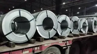 Warehouse Loaded with CRGO Coils | Ready for Slitting & Shipping #CRGO Supplier