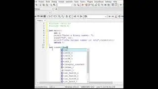 How To Convert Binary To Decimal In C using Functions 