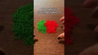 Pluffle Playfoam: Embrace Christmas Colors Early! #pluffle #playfoam #christma
