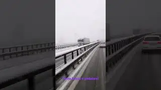 Neve in A22 del Brennero.