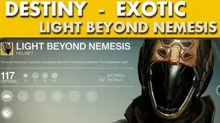 Destiny - Exotic Helmet - Light Beyond Nemesis (Warlock)